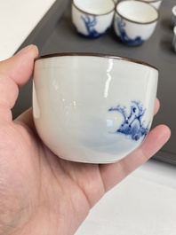 Une collection en porcelaine de Chine 'Bleu de Hue' pour le Vietnam, 19&egrave;me