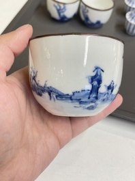 Une collection en porcelaine de Chine 'Bleu de Hue' pour le Vietnam, 19&egrave;me