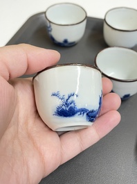 Une collection en porcelaine de Chine 'Bleu de Hue' pour le Vietnam, 19&egrave;me