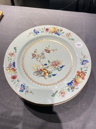 Zeven Chinese famille rose schotels, Qianlong