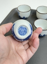 Une collection en porcelaine de Chine 'Bleu de Hue' pour le Vietnam, 19&egrave;me