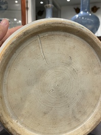 A Chinese cylindrical famillle rose vase, Republic