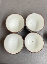 Une collection en porcelaine de Chine 'Bleu de Hue' pour le Vietnam, 19&egrave;me