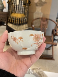 Een diverse collectie Chinees blauw-wit en famille rose porselein, Yongzheng en later