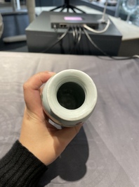 Een Chinese wucai rouleau vaas, Transitie periode