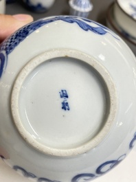 Une collection en porcelaine de Chine 'Bleu de Hue' pour le Vietnam, 19&egrave;me