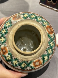 Een diverse collectie Chinees porselein, 19e eeuw