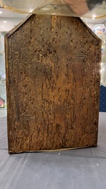 &Eacute;cole italienne, suiveur de Sano Di Pietro (1406-1481): 'Vierge &agrave; l'Enfant', huile sur panneau