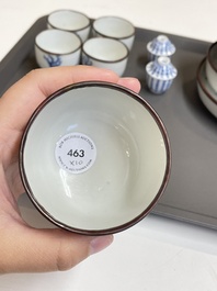 Une collection en porcelaine de Chine 'Bleu de Hue' pour le Vietnam, 19&egrave;me