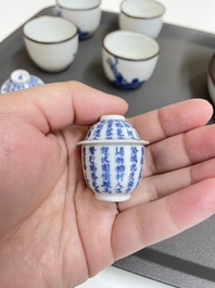 Une collection en porcelaine de Chine 'Bleu de Hue' pour le Vietnam, 19&egrave;me