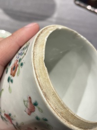 Een diverse collectie Chinees porselein, 19e eeuw
