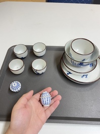 Une collection en porcelaine de Chine 'Bleu de Hue' pour le Vietnam, 19&egrave;me