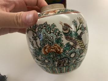 Een diverse collectie Chinees porselein, 19e eeuw
