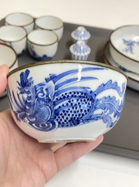 Une collection en porcelaine de Chine 'Bleu de Hue' pour le Vietnam, 19&egrave;me