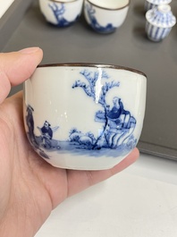 Une collection en porcelaine de Chine 'Bleu de Hue' pour le Vietnam, 19&egrave;me