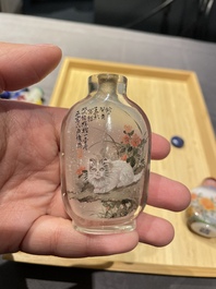 Une collection vari&eacute;e de tabati&egrave;res en jade, pierres dures et verre, Chine, 19/20&egrave;me