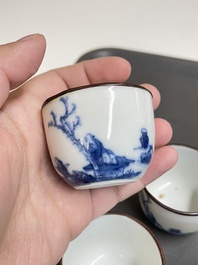 Une collection en porcelaine de Chine 'Bleu de Hue' pour le Vietnam, 19&egrave;me