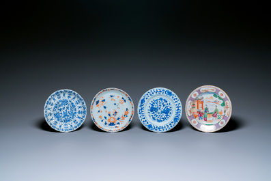 Collection vari&eacute;e en porcelaine de Chine, Kangxi et post&eacute;rieur