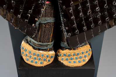 Een indrukwekkend Japans Samurai Gusoku-pantser, Momoyama/Edo periode, eind 16e/begin 17e eeuw