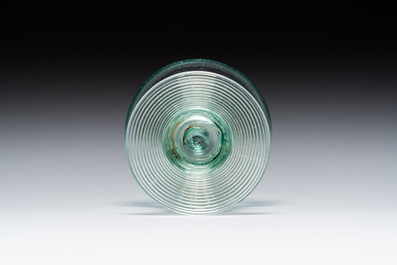 A Dutch or German green glass rummer, 2nd quarter of the 17th C.