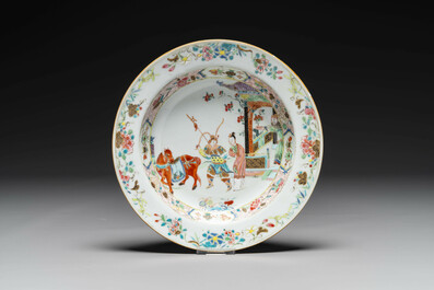 Collection vari&eacute;e en porcelaine de Chine famille rose, Yongzheng/Qianlong