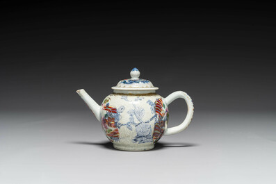 Collection vari&eacute;e en porcelaine de Chine en bleu et blanc et famille rose, Qianlong et post&eacute;rieur