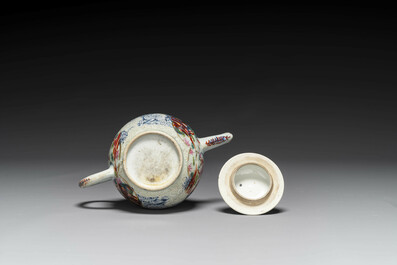 Collection vari&eacute;e en porcelaine de Chine en bleu et blanc et famille rose, Qianlong et post&eacute;rieur