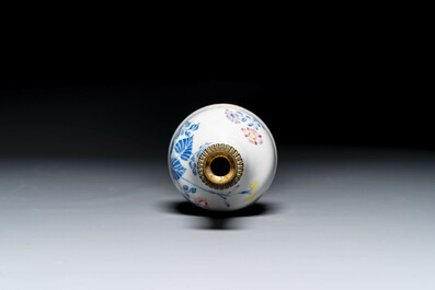 A Chinese famille rose vase with gilt bronze mounts, Escalier de Cristal, Paris, Yongzheng