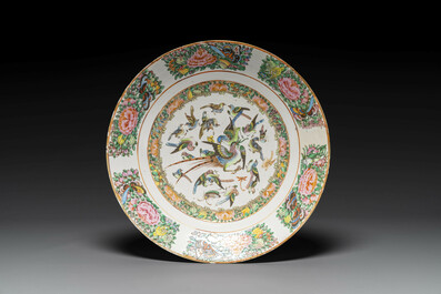 Collection vari&eacute;e en porcelaine de Chine en bleu et blanc et famille rose, Qianlong et post&eacute;rieur