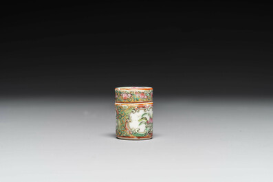 Collection vari&eacute;e en porcelaine de Chine en bleu et blanc et famille rose, Qianlong et post&eacute;rieur