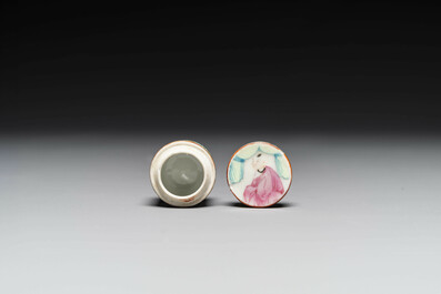 Collection vari&eacute;e en porcelaine de Chine en bleu et blanc et famille rose, Qianlong et post&eacute;rieur