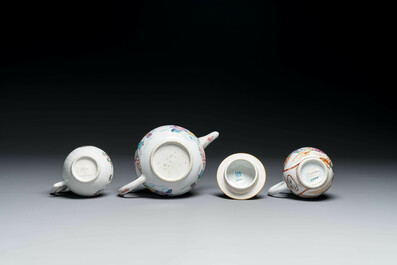 Collection vari&eacute;e en porcelaine de Chine en bleu et blanc, famille rose et de style Imari, Yongzheng/Qianlong