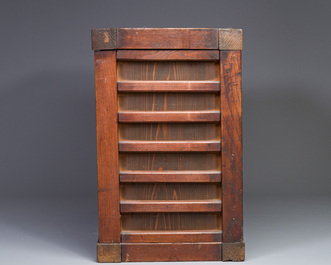 A Japanese wooden tansu 箪笥 chest, 19/20th C.