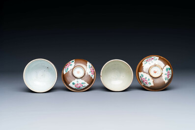 Een gevarieerde collectie Chinees famille rose en Imari-stijl porselein, Yongzheng en later