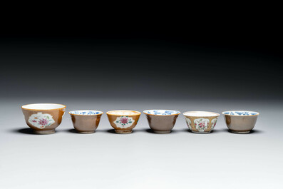 Collection vari&eacute;e en porcelaine de Chine en bleu et blanc, famille rose et de style Imari, Yongzheng/Qianlong