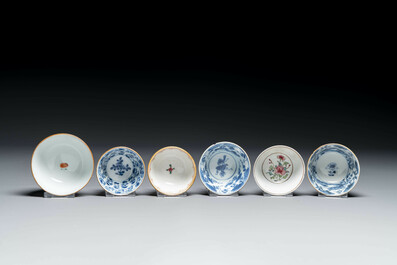 Collection vari&eacute;e en porcelaine de Chine en bleu et blanc, famille rose et de style Imari, Yongzheng/Qianlong