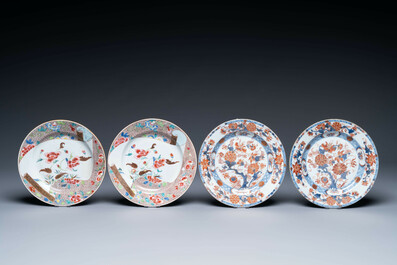 Een gevarieerde collectie Chinees famille rose en Imari-stijl porselein, Yongzheng en later