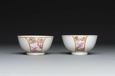 Collection vari&eacute;e en porcelaine de Chine famille rose et verte, 18/19&egrave;me