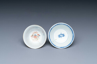 Collection vari&eacute;e de 18 pi&egrave;ces en porcelaine de Chine en bleu et blanc et famille rose, Kangxi/Yongzheng
