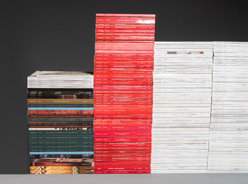 Collection impressionnante de 246 catalogues de ventes aux ench&egrave;res de Christie's sur l'art chinois, 2010 et apr&egrave;s