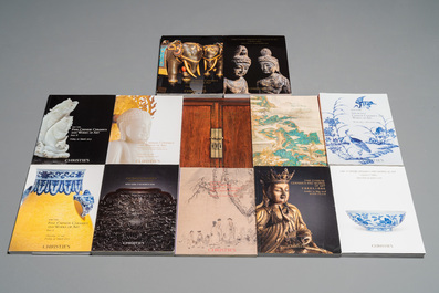 Collection impressionnante de 246 catalogues de ventes aux ench&egrave;res de Christie's sur l'art chinois, 2010 et apr&egrave;s