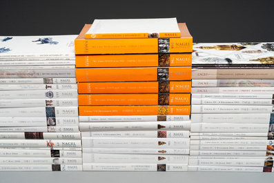Collection vari&eacute;e de 54 catalogues de ventes aux ench&egrave;res sur l'art chinois de Nagel et Zacke, 2010 et apr&egrave;s