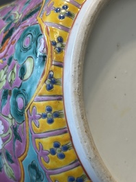 A Chinese famille rose jardiniere for the Straits or Peranakan market, 19th C.