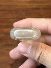 Tabati&egrave;re en verre peint &agrave; int&eacute;rieur, sign&eacute;e Ma Shaoxuan 馬少宣, Chine, 19/20&egrave;me
