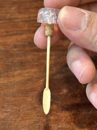 Tabati&egrave;re en verre peint &agrave; int&eacute;rieur, sign&eacute;e Ma Shaoxuan 馬少宣, Chine, 19/20&egrave;me