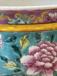 A Chinese famille rose jardiniere for the Straits or Peranakan market, 19th C.