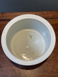 A Chinese famille rose jardiniere for the Straits or Peranakan market, 19th C.