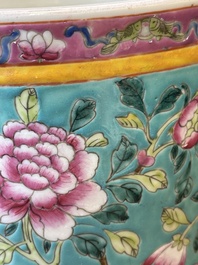 A Chinese famille rose jardiniere for the Straits or Peranakan market, 19th C.