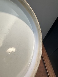 A fine large Chinese Canton famille rose 'Mandarin subject' bowl, Qianlong