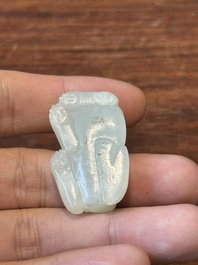 Tien Chinese jade sculpturen van dieren, Qing